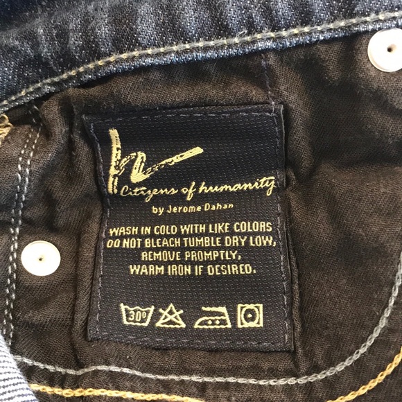 Jeans Citizens Of Humanity Dita - Boot Cut Taille 24 - Délavage Moyen Et Déchirures - Occasion TB